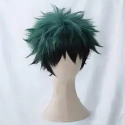 Boku без Hero Academia мидория изуку зеленый градиент волос косплэй взрослых синтетический парик мой герой Academia