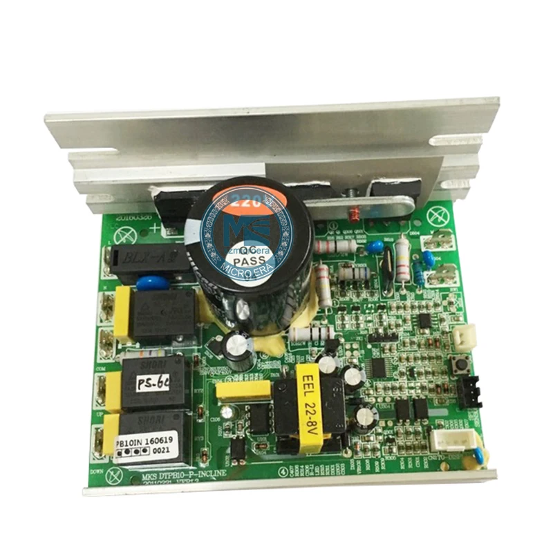 

Treadmill controller circuit card MKS DTPB10-P-INCLINE 2pin for universal treadmill motor speed control