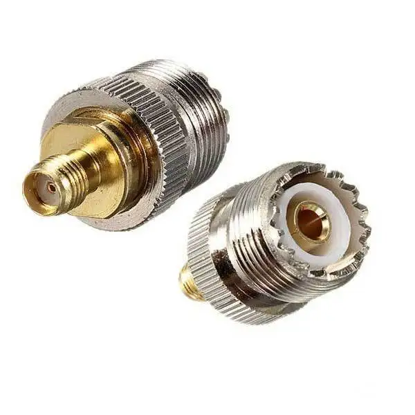 

Alloy Steel UHF Female To SMA Female Jack RF Adapter Connector