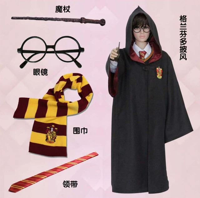 harry potter hufflepuffravenclawslytheringryffindor cosplay halloween costume for kids adult