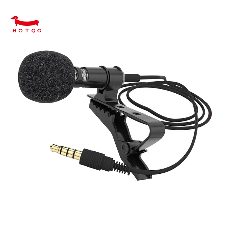 Buy HOTGO External Clip on Lapel Lavalier Microphone 3