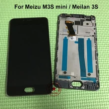 Best Working 5.0″ Full LCD Display Touch Screen Digitizer Assembly + frame For Meizu m3S mini / Meilan 3S Replacement parts