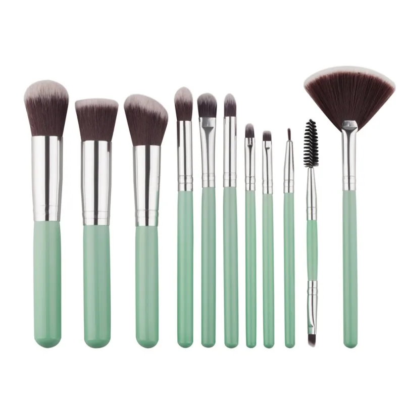 

11pcs/set High Quality Makeup Brushes Beauty Cosmetics Foundation Eyeliner Blush Make up Brush tool Kit Set