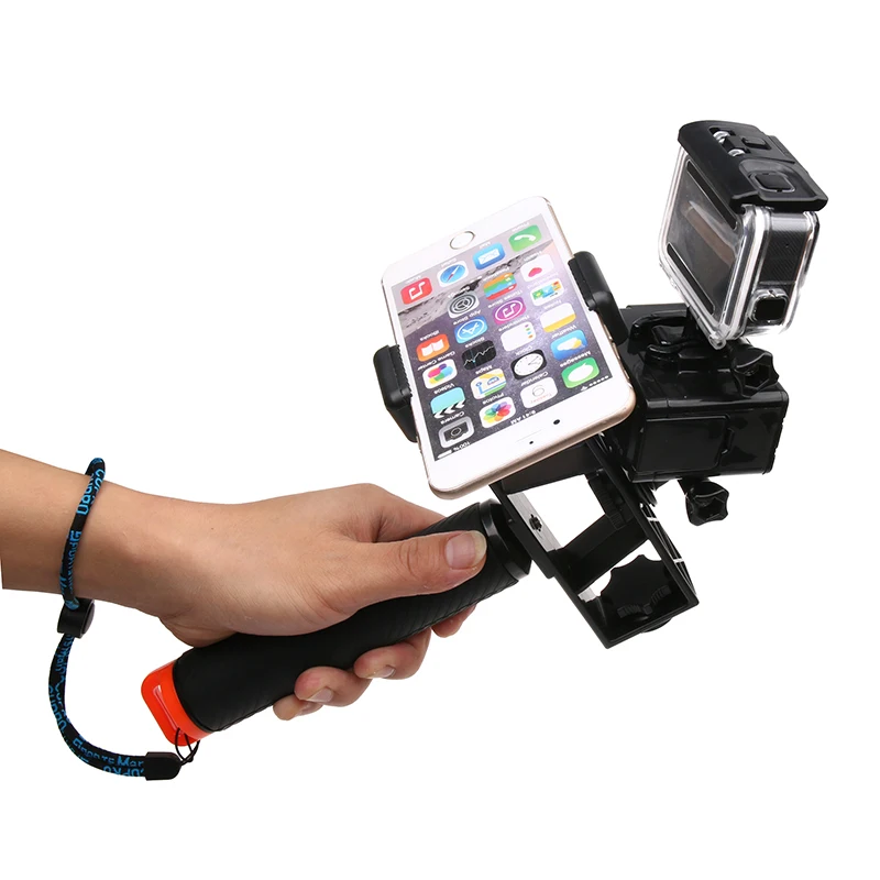 Для gopro аксессуары многофункциональный крепление спортивной экшн-камеры Xiaomi Yi 4K Экшн-камера суставов руки дорожной лампы светильник адаптер 3-контактный подставка держатель