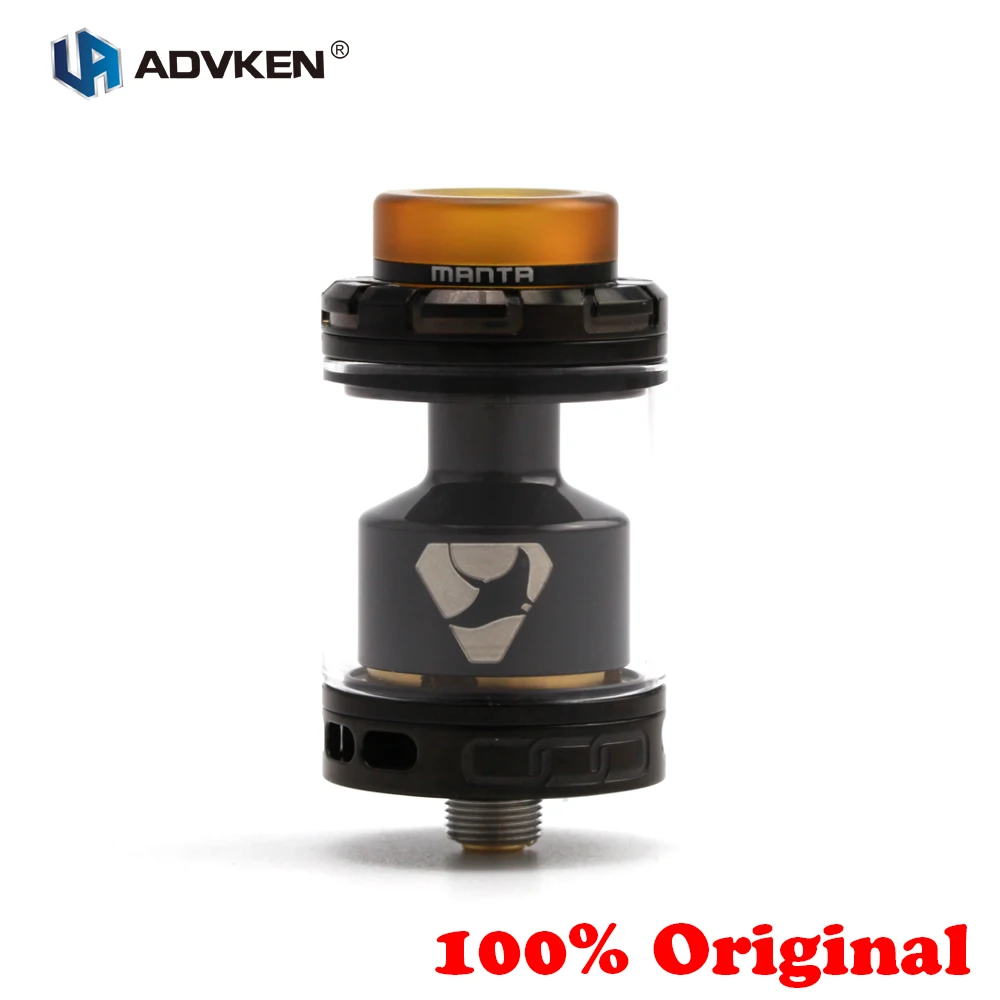 100% Original Advken MANTA RTA Tank 5/3.5ml Capacity 510 Rebuildable Drip Atomizer Top Filling 810 Drip Tip Airflow Adjustable 100% Original Advken MANTA RTA Tank 5/3.5ml Capacity 510 Rebuildable Drip Atomizer Top Filling 810 Drip Tip Airflow Adjustable