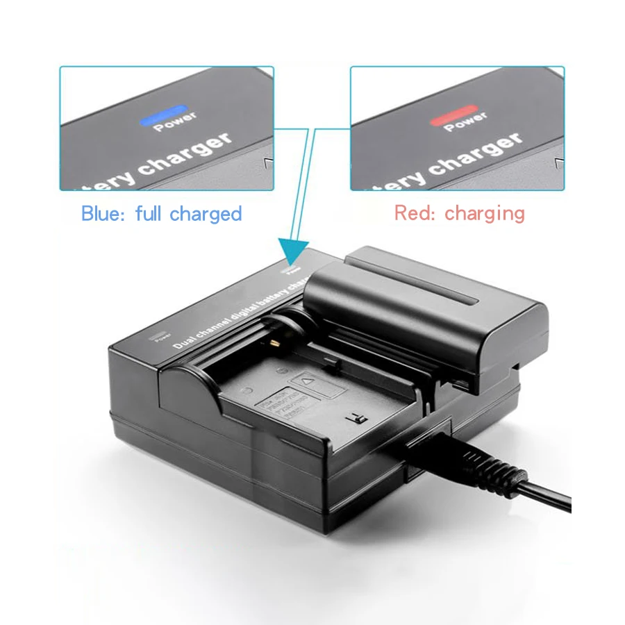 Сэнгер NP-F970 двухканальный цифровой Камера Батарея Зарядное устройство для sony NP-F550 F750 F960 NP-FM50 FM500H FM70 FM90 QM71 QM91