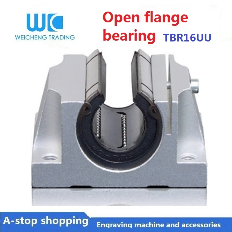 

TBR16UU aluminum block 16mm Linear motion ball bearing slide block for TBR16 16mm linear guide rail cnc parts
