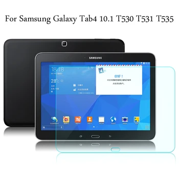 

Tempered Glass membrane For Samsung galaxy Tab 4 10.1 T530 T531 T535 Steel film Tablet Screen Protection Toughened