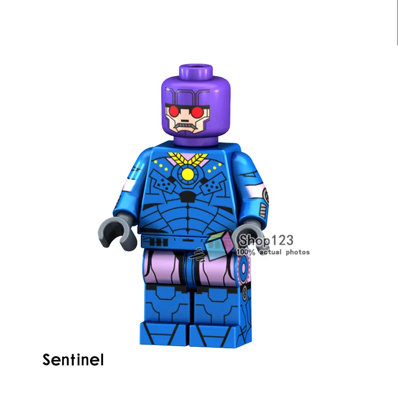 

PG1502 Super Heroes Infinity War Avengers 3 Sentinel Batman Thanos Dick Grayson Building Blocks Collection Children Gift Toys