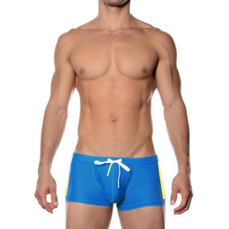 Сексуальные мужские боксеры, мужские пляжные шорты 3 вида цветов