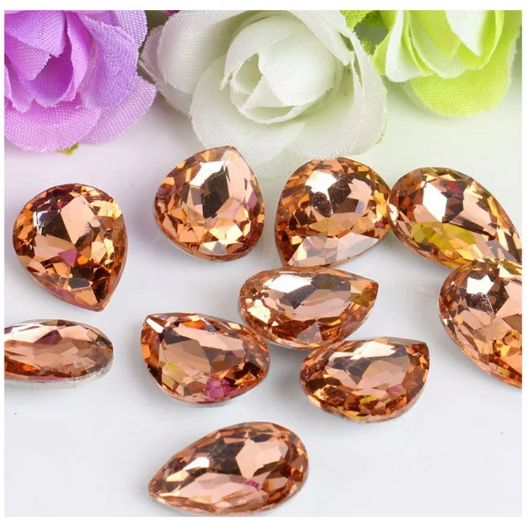 Vibrant 3D Crystal Glass Nail Art Rhinestones for Dazzling DIY Manicures
