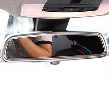 

Inside Roof Rear View Rearview Mirror Decorative Cover Frame Sticker Trim For Discovery Sport Interior Accessories
