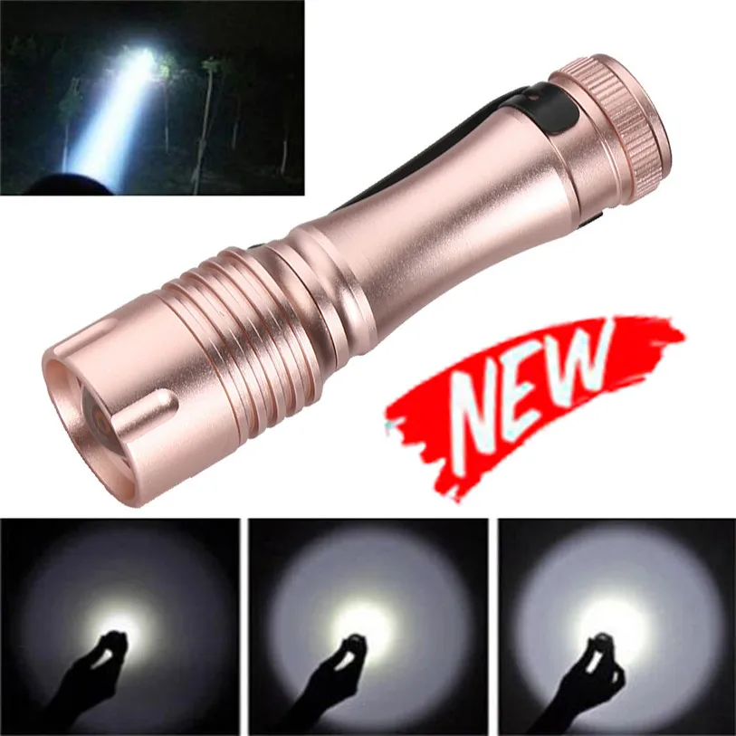 Perfect Super Bright Q5 AA/14500 3 Modes ZOOMABLE LED Flashlight Torch Super Outdoor  Sport Bike Cycling Bike Bicycle Accessories May 30 6