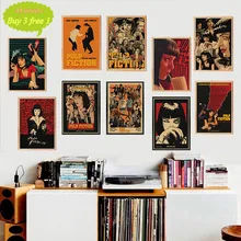 Целлюлозный художественный Ретро плакат, крафт-бумага, бумага для бара, кафе, домашний декор, настенная роспись