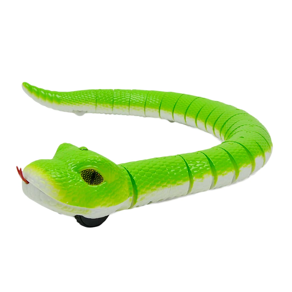 

Infrared Remote Control Snake Terrifying Joke Prank Toy for Kids - Green Rattlesnake