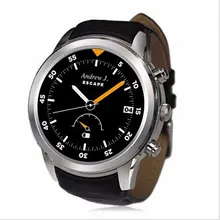 2017 smart watch x5 monitor de freqüência cardíaca do bluetooth smartwatch relógio round dial negócios apoio wifi gps pedômetro para ios android
