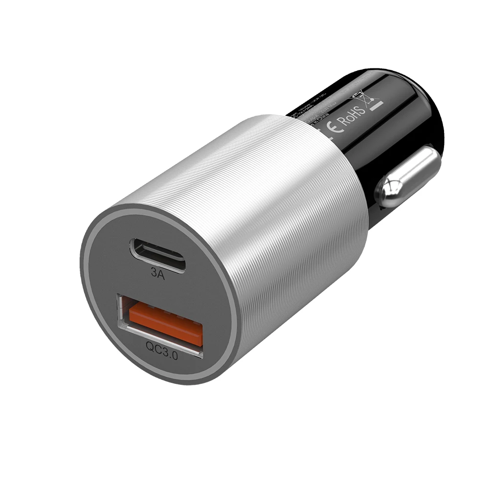 NTONPOWER Mini Quick Charge 3.0 USB Car-Charger For Xiaomi mi 9 Huawei P30 Pro QC3.0 Fast Typr-C PD Car Charging Phone Charger