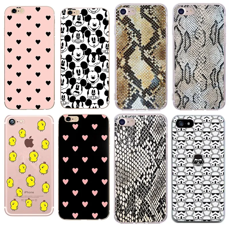 Vintage Phone Case For iphone X 6 6s 7 8 plus Back Cover Snake Skin Luxury Soft Cases Shell Accessories | Мобильные телефоны и
