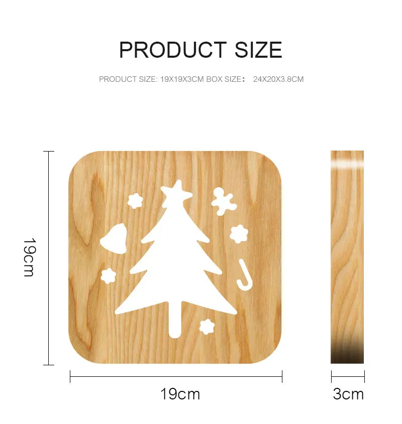 Novelty Glow Christmas Tree arbol de navidad New Year's product Christmas Trees Night Light (3)