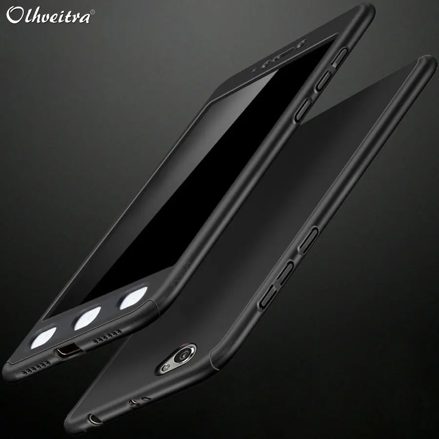 

Full Degree Cover For Xiaomi Redmi Note 5A Note 5A Pro Case Protector Case+Tempered Glass Film Case For Redmi Note 5 Note 5 Pro