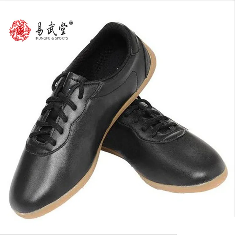 Обувь Tai chi обувь Wu shu китайская обувь кунг-фу товары для боевых искусств с нескользящей подошвой, Оксфорды и обувь для фитнеса - Цвет: Black L270mm