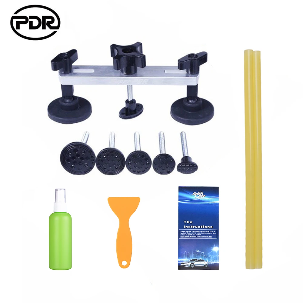 Auto Repair Tool Set PDR Tool Kit Paintless Dent Removal Car Body Repair Kit Pulling Bridge