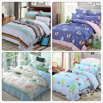

Bed Linen Duvet Cover Pillowcase 3pcs Bedding Set Kids Child Student Soft Cotton Bedlinen Single Twin Queen King Size Quilt Case