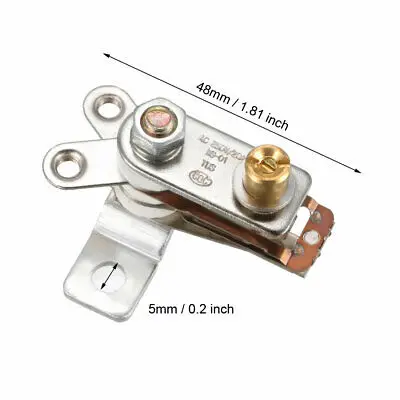 Temperature Controller 20A N.C Rice Cooker Heating Thermostat Switch 2pcs