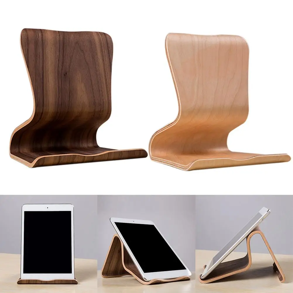 

SAMDI Wooden Universal Tablet PC Phone Stand Holder Bracket for iPad Samsung Tab NEW