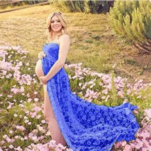 Новое Белое розовое платье для беременных; Материнство; фотосессия для беременных женщин; элегантное кружевное вечернее платье Vestidos; вечерние платья
