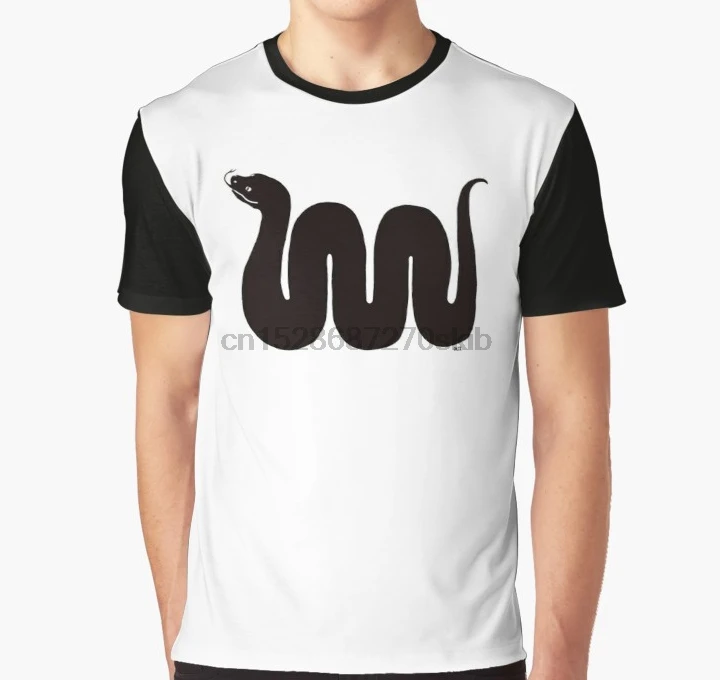 

All Over Print 3D Tshirt Black Snake Full Print Big print Graphic T Shirt