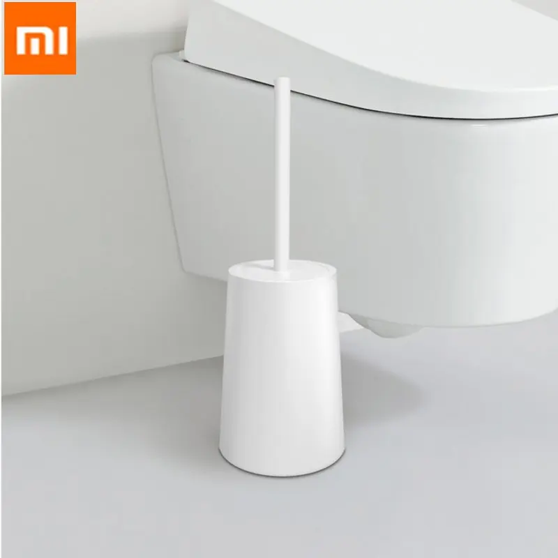 

Youpin Portable Toilet Cleaning Brush Toilet Cleaner Bowl Brush w/Cover Holder Bathroom Storage Eco-Friendly
