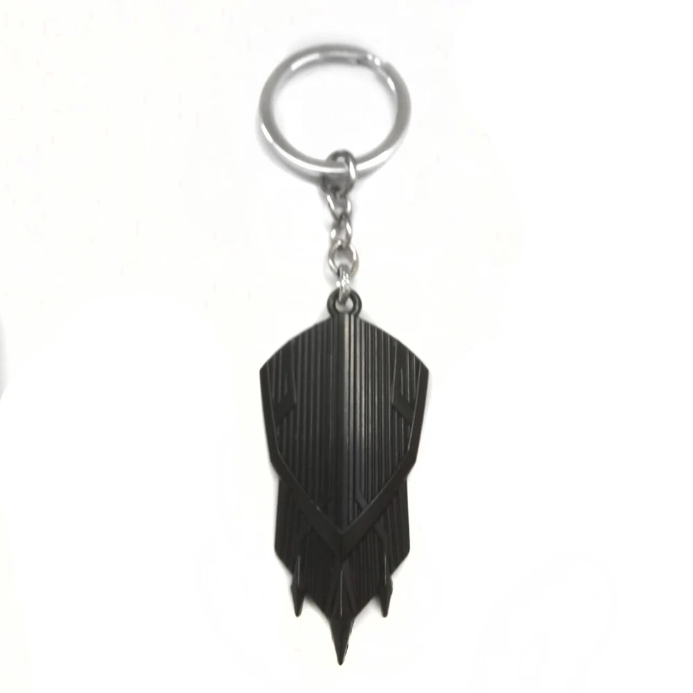 Avengers Black Panther Shield Keychain 3 Color Metal Women Men Llaveros Car Key Holder Keyring Souvenir Jewelry Gift