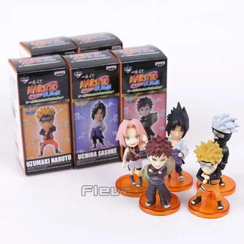 

Naruto Shippuden WCF Naruto Sasuke Sakura Kakashi Gaara PVC Figures Collectible Model Toys Boxed 5pcs/set