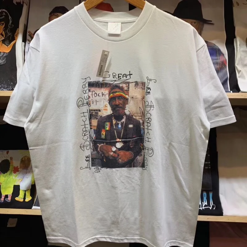 

10ss Lee Scratch Perry P Tee Men 1:1 High Quality T shirts Top Tees