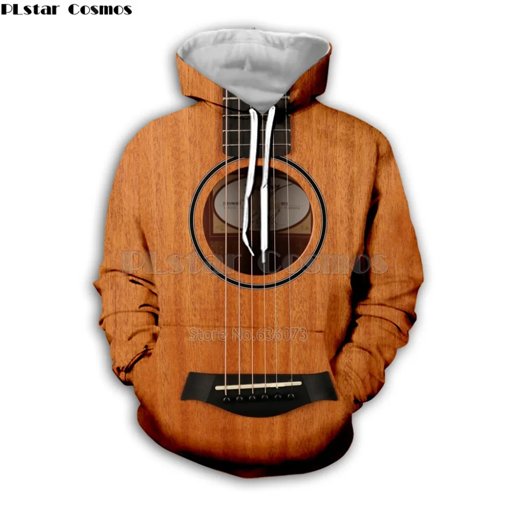 

Guitar art Musical instrument 3D print Long sleeve fashion Hoodie hip hop tee style Hooded streetwear casual Zipper Tops style9