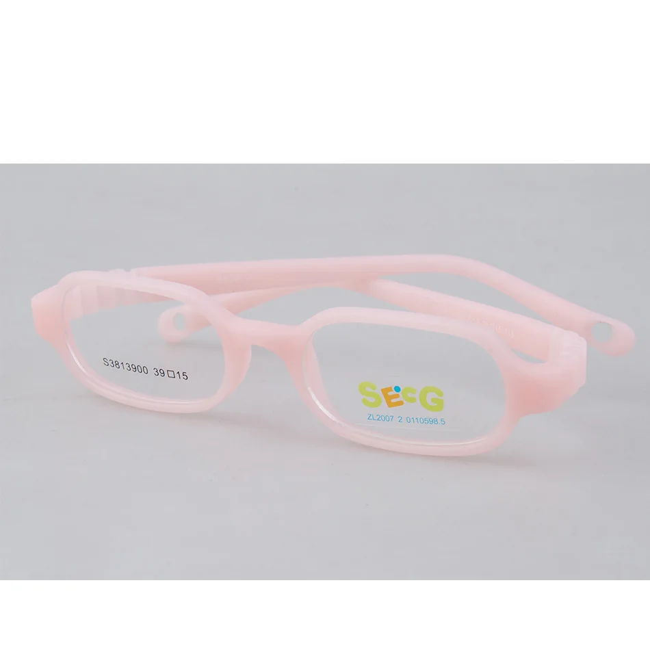 Оптический оправа для детских очков силиконовые для зрения очки дети близорукость красочная смола детские очки - Цвет оправы: C13