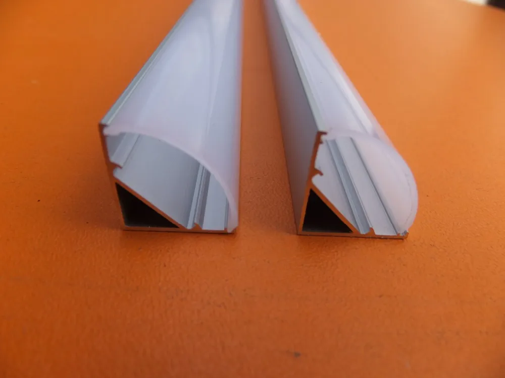 2 метра 16*16 мм угловой монтажный алюминиевый светодиодный профиль с Круглый Объектив, совместимый с шириной полосы в пределах 12 мм