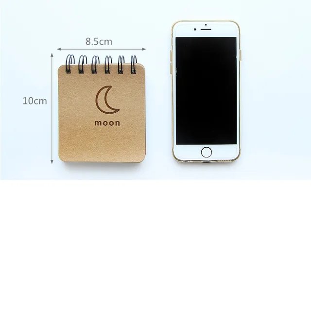 Weather notepad Mini coil book Portable notebook 70 sheet Daily memos planner Stationery Office accessories School supplies 6182 2