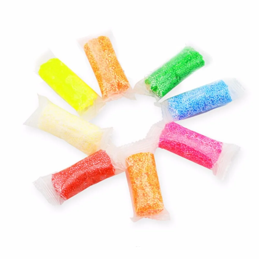 

8pcs/set Snow Mud Fluffy Floam Slime Scented Stress Relief No Borax Kids Planner Oyuncak Anxiety Antistress Squishy Squeeze Toy