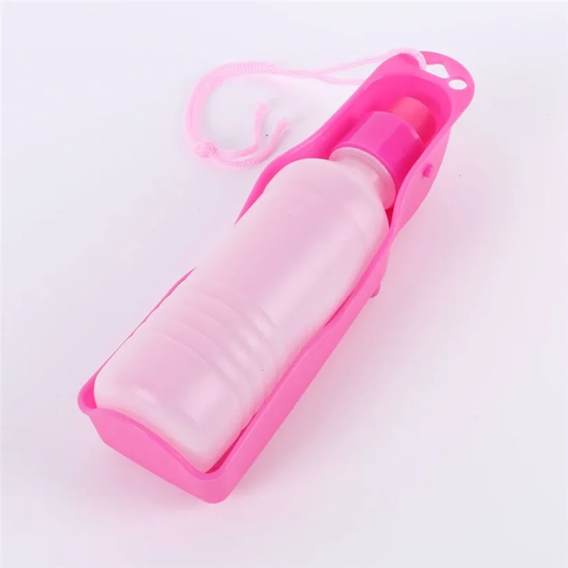 Title 11, 250/500ml Pet Dog Water Bottle Feeder With Bowl...