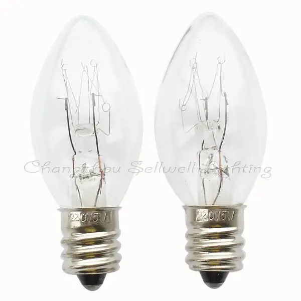 Новинка! Миниатюрная электрическая лампа C7 22x56 220v 5w A093|miniature bulb|miniature light bulbc7 bulbs |