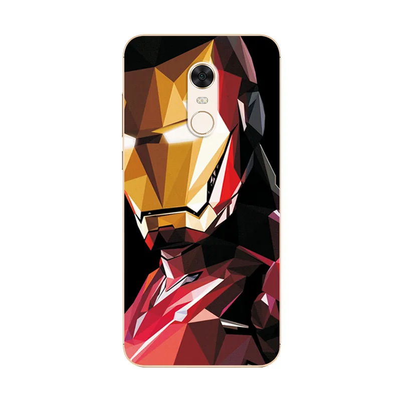 For Xiaomi Redmi 5 Plus Silicone Novelty Phone Case Cover For Xiaomi redmi 5 Iron Man Avengers Case Coque Redmi 5plus Covers For Xiaomi Redmi 5 Plus Silicone Novelty Phone Case Cover For Xiaomi redmi 5 Iron Man Avengers Case Coque Redmi 5plus Covers