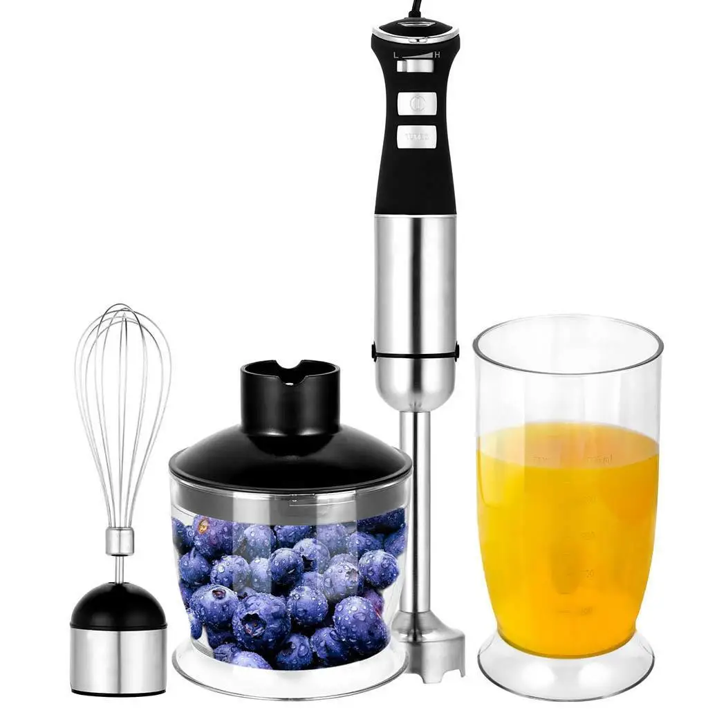 

4 In 1 Electric Hand Blender Mixing Food Stirring 50/60Hz Chopping US/UK/EU Plug Whisk Appliances Kitchen Favor