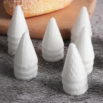 

100pcs/pack Kitchen Glutinous Rice Cake Decorating Care Rose Flower Piping Care Dessert Decor Kitchen Cake Decorating Tools