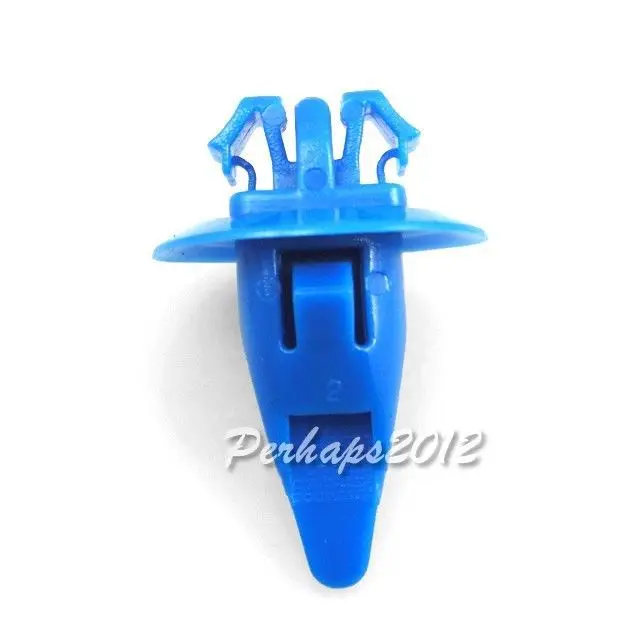 100x OEM For Toyota Blue Nylon Fender Molding Clips 90904 67036 for