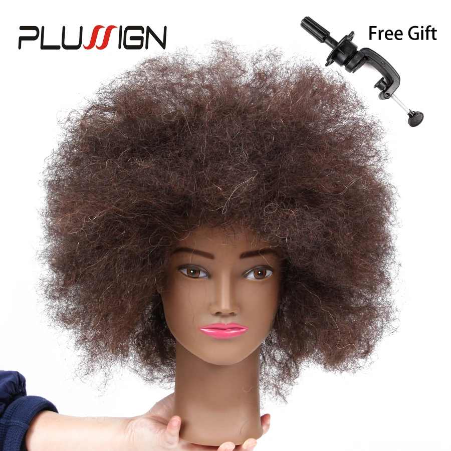 Plussign Wig Head Mannequins Hairdressing Head Doll Dummy