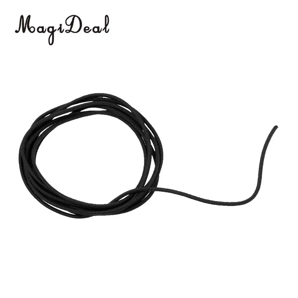 MagiDeal Outdoor Hunting Archery Compound Bow 1.5/3/5/10m D Loop Rope Bow String Release Aid Nock Hooting Camping Survival Acce