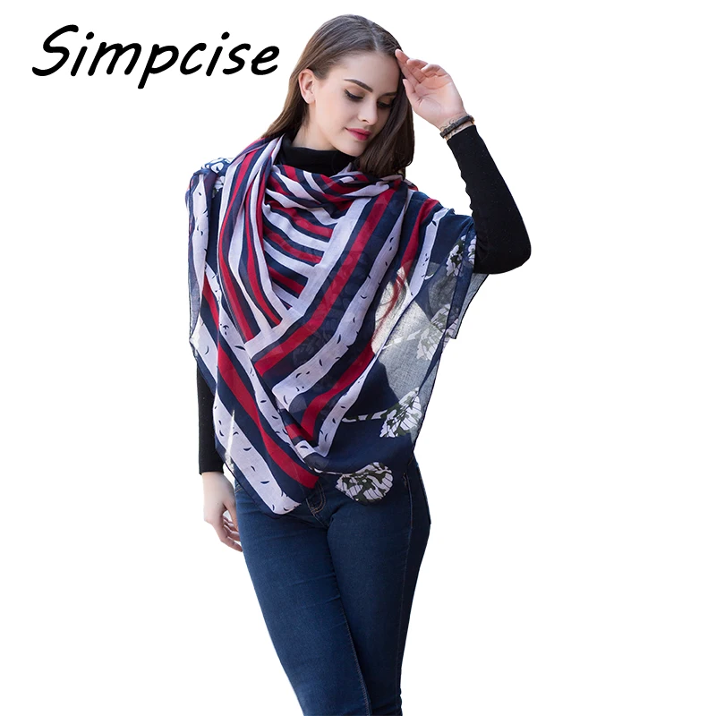 10pcs Wholesale Womens Long scarf Premium Soft Lightweight Shawl Beach Wraps Stripe print soft ...