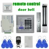 DIYSECUR Remote Control Door Bell 125KHz RFID Keypad Access Control System Security Kit + 280kg 600lb Magnetic Lock KD2000 ► Photo 1/6